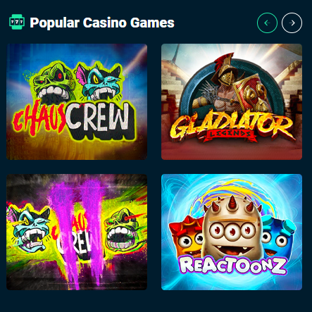 Rolletto Casino official website
